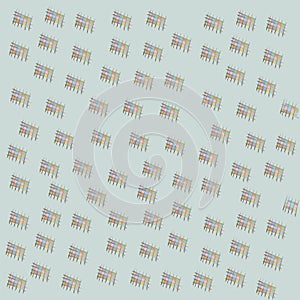 Abstract pattern drawing for any type of design