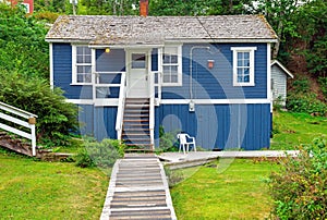 Telegraph Cove Wood Panelling Housing, Canada