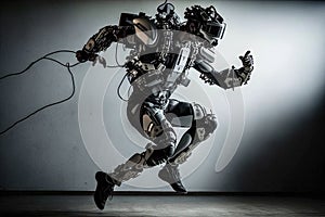 Telekinesis Suit of the future: Advanced exosuit that amplify the wearer physical abilities, allowing them to move objects and photo