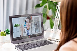 Telemedicine concept - doctor part