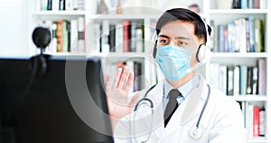 Telemedicine concept - doctor part