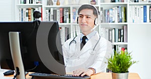 Telemedicine concept - doctor part