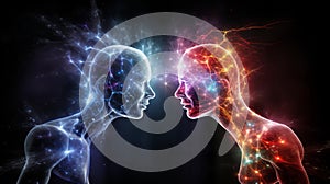 Telepathic communication harnessing the power of the mind for seamless mind to mind connections photo