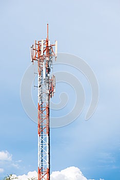 Telephone antennas tower