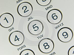 Telephone button