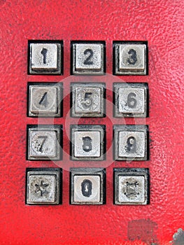 Telephone buttons