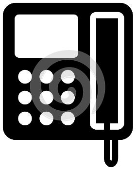 Telephone / Home appliance , furniture vector icon illustration