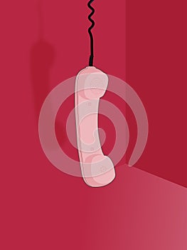 telephone home design vector photo