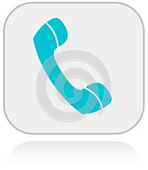 Telephone icon for communications and support