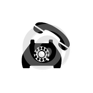 Telephone icon, Simple contact us icons set. Universal contact us icons to use for web and mobile UI