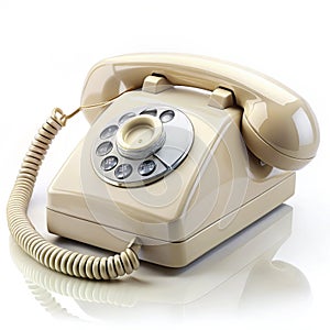 Telephone isolated on white background