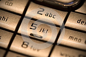 Telephone keypad