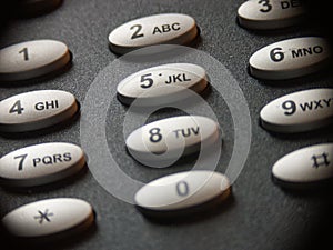 Telephone keypad photo