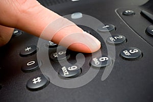 Telephone keypad