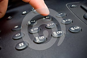 Telephone keypad