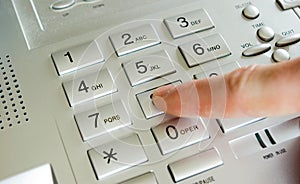 Telephone keypad