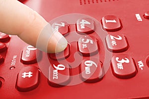 Telephone keypad