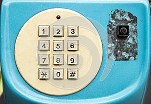 Telephone keypad for repair, Thailand