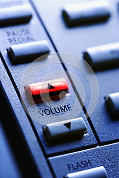 Telephone with Lit Volume Up Button