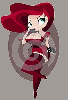 Telephone pinup