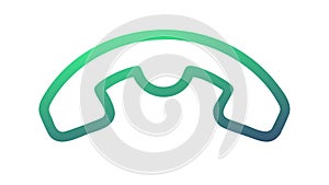 Telephone Receiver Call Communication Icon, vector design Generative AI