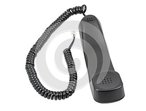 Telephone receiver and cord