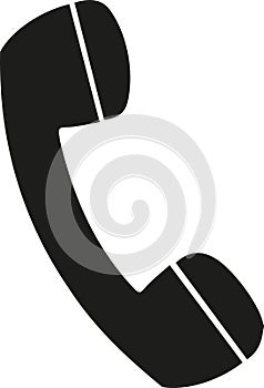 Telephone receiver vector