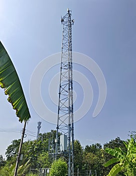 telephone signal or cellular network tower