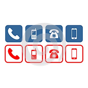 Telephone smartphone icon vector design symbol
