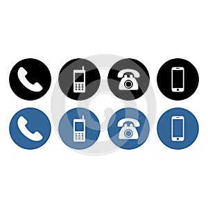 Telephone smartphone icon vector design symbol