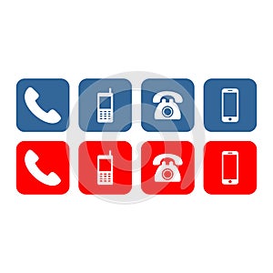 Telephone smartphone icon vector design symbol