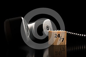 24-7 telephone support and assistance