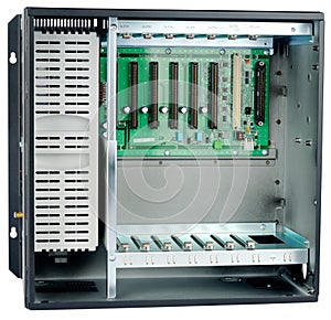 Telephone switch chassis photo