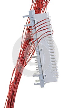 Telephone switchboard panel