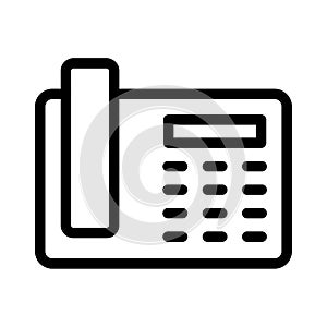 Telephone vector thin line icon