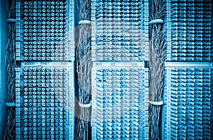 Telephone wires panel