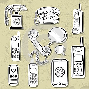 Telephones collection