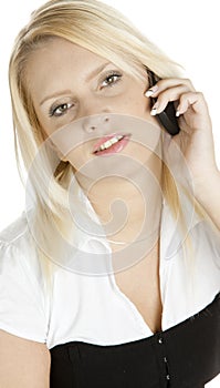 Telephoning woman