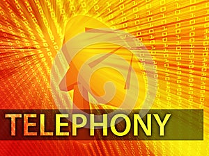 Telephony illustration photo