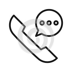 Telepone icon image.