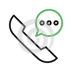 Telepone Icon Image.