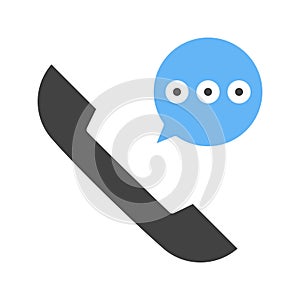 Telepone Icon Image.