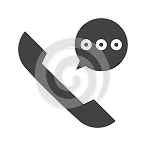 Telepone Icon Image.