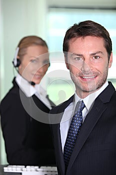 Telesales manager photo