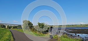 Telescope on the banks of the River foyle