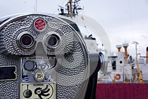 Coin Operated Telescope Closeup