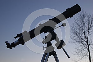 Telescope at Dusk