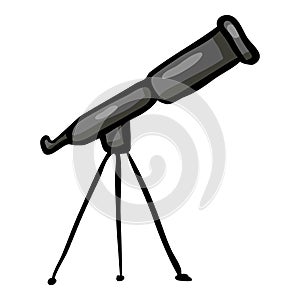 Telescope - Hand Drawn Doodle Icon