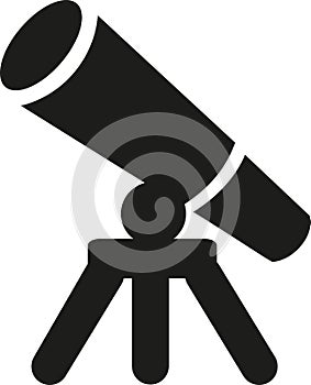 Telescope icon vector