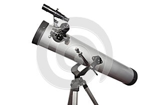 Telescope isolated on white
